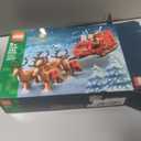 LEGO Santa's Sleigh - Building Toys for Kids, Boys & Girls, Ages 9+ - Indoor Christmas Decorations for Home W/Santa Claus Figurine & Reindeer - Gifts for Boys & Girls - 40499