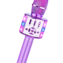 Amazmic Toys for Girls, Kids Karaoke Microphone Toddler Microphone for Kids with Lights, for Girls, Birthday New Year Party Boys Toy Age 3 4 5 6 7 8+(Light Purple)
