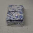 VitalCozy Cloth Napkins 15 x 15 Inch Reusable Soft Fabric Napkins Washable Plants Floral Square Napkin Cotton Dinner Towel Decorative for Summer Fall Party(Blue White Flower,48 Pcs)