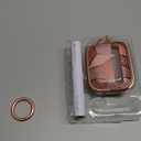 Inesore for AirPods Pro 3 Case 2025 with Lock, for Women Girly Floral Cute Case Compatible with Apple Airpods Pro 3rd Generation Cover, with Phone Stand,Keychain & Cleaner Kit-Pink Gold Marble