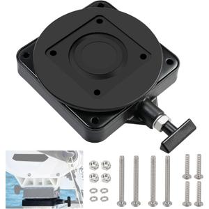 KitchenKipper 2207003 Low-Profile Swivel Mounting Base for C-annon Downrigger Magnum Series