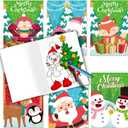 CCINEE 36pcs Christmas Coloring Books, 5" x 7" Mini Booklets Crafts Party Favors Fun Holiday Presents Classroom Christmas Games Prizes Art Gift Xmas Party Bag Fillers