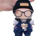 Doll Clothes for Lububu, Premium 5-Piece Lububu Outfits Set, 7 Inch Lububu Clothing Accessories (No Doll) Blue 