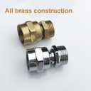 shower head Swivel ball adapter,hand shower rotate povit shower arm extension connector,ORB/oil rubbed bronze