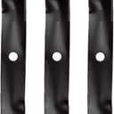 M115496 54" Deck Medium Lift Blades for John Deere 345 325 335 S2554 G100 F725 F735 for Scotts GT2554 for Sabre 2354HV 2254HV Lawn Tractors Mower Blades for GY20569 M113518 M115329 3Pack