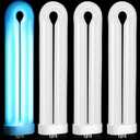 4 Pcs Bug Zapper Replacement Bulb 32W U Shaped Twin Tube Bulb Indoor Outdoor Bug Zapper Light with 4 Pin Base