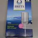 Brita Faucet Mount Water Filter System, Chrome, No-Wait Filtration, Easy Install, Multi-Use Tap Water Filter for Kitchens, Bathrooms & Small Spaces
