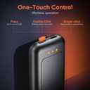 Hand Warmers, Hand Warmers Rechargeable, Reusable Portable Electric Hand Warmer, Fast Intelligent Heating in 1 Second, Gifts for Christmas, Outdoor, Golf, Hunting, Camping Accessories (Black 2Pack)