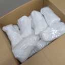 12 Pack Glass Candlestick Holders Set 4.3/6.1'' Taper Stripe Candle Holder Bulk Floral Shape Crystal Decorative Candle Stand Centerpiece for Table Valentine's Day Wedding Dining (Clear)