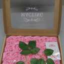 MACTING Artificial Flowers 30PCS Pink Fake Flowers with Stem Real Touch Soft Foam Roses for Valentines Day Gifts Wedding Bouquet Table Centerpieces Party Bridal Shower Birthday Home Spring Decorations