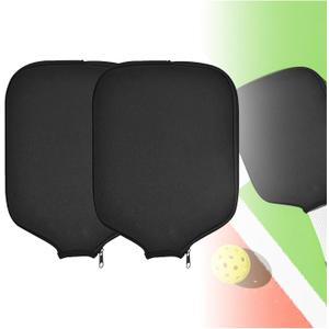 Pickleball Paddle Cover, Universal Case Size - 8.6 x 12.2 inches Racket Sleeve, Compatible with Most USAPA Standard and Elongated Pickball Paddles, One Size