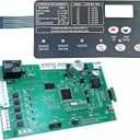 42002-0007S 461105 Pool Heater Control Board Kit with 472610Z Switch Membrane Pad for Pentair Mastertemp 400 Control Board for Mastertemp Sta-Rite Max-E-Therm NA & LP Series