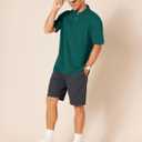 Amazon Essentials Men's Regular-Fit Cotton Pique Polo Shirt (Available in Big & Tall) (XX-Large, Dark Green)