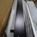 Bellemave Full Corner Bed Frame with Desk and Storage, Full Captains Bed with Charging Station and LED Light, Wood Daybeds with L-Shaped Bookcase and 2 Drawers, Black