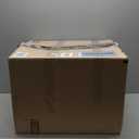 Oneach Boho Rattan Floor Lamp for Living Room, Farmhouse Standing Lamp with Hand-Woven Shade, Black Metal Base & Pole, Foot Switch - Corner Reading Lamp for Bedroom (62'')