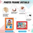 Roowest Set of 24 Picture Frame Bulk with Acrylic Sheet 4 x 6 Inch Photo Collage Frames with Invisible Nail and S Hooks for Wall Table Top Display(Soft Color)