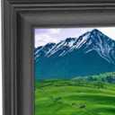 12x26 Picture Frame Solid Wood Black Suitable for Panoramic Photo/Poster/Painting/Puzzle (A23B1226)