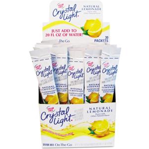 Crystal Light Products Crystal Light-Flavored Drink Mix, Lemonade, 30- 0.17 oz Packets beverage, PACK OF 1