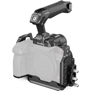 SMALLRIG S1R II / S1 II Cage Kit for Panasonic LUMIX S1 II / S1 IIE / S1R II with a Top Handle, Cable Clamp for HDMI & USB-C, Built-in Quick Release Plate for Arca, 1/4''-20 & 3/8''-16 Threaded Holes