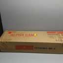 ALPHA CAMP Oversized Camping Folding Chair, Heavy Duty Support 450 LBS Steel Frame Collapsible Padded Arm Chair with Cup Holder Quad Lumbar Back, Portable for Outdoor