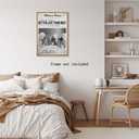 Vintage Black And White Newspaper Wall Art The New York Better Late Than Ugly Canvas Prints Funky Feminist Poster Trendy Wall Decor for Girl Dorm Room bar cart decor 12x18inch Unframed (style-6)