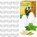 24Pack Wasp and Bee Repellent - Natural Peppermint Oil Bee Repellent for Yellow Jackets, Hornets, Mud Wasps, Indoor Outdoor Patio Garden Porch, Pet and Family Safe