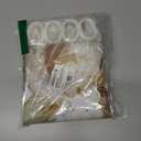 Gibelle Brown Eucalyptus Shower Curtain, Watercolor Plant Leaves with Floral Bathroom Shower Curtain Set, 72x72