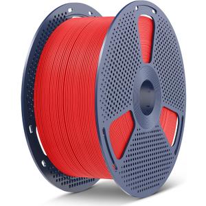 SUNLU 5KG Large Spool PLA Filament, PLA 3D Printer Filament 1.75mm, Big Roll PLA Filament, 5KG Spool (11lbs), PLA Red
