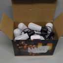 Flickering Flame String Lights - 22Ft 20LED for Outside, Plug-in Garden Decor - Halloween Christmas Indoor Outdoor, Connectable Backyard Decorative Cafe Bistro Patio