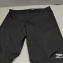 Speedo Mens Swimsuit Jammer Endurance+ Solid USA Adult (Black, M)