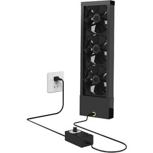 17.7-19.7 Inch Vertical Window Fan for Sliding Windows Exhaust Only, 17.7-19.7in / 45-50cm