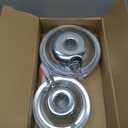 COZZIVITA GE Drip Pans and Stove Burner Element Unit Set, Perfectly Fit WB30M1 & WB30M2 -Replacement for GE Hotpoint Stove Top