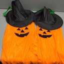 2Pcs Halloween Decorations, Halloween Pumpkin Decorations, Hanging Pumpkin Witch Hats Ornaments for Home Garden Yard Party