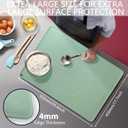 Silicone Mats for Baking 26" x 18" Pastry Mat with Measurements Extra Thick Baking Mat for Rolling Out Dough,Bread,Pie,Cookies,Sourdough,Pizza and fondant,Food Grade Dough Mat