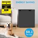 COWSAR 1.6 Cu.Ft Mini Fridge with Freezer, Compact Fridge with 7 Temperature Settings, Energy-efficient Low Noise Small Refrigerator Suitable For Dorm, Office, Bar, RV, Bedroom, Commercial