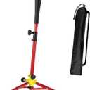 Baseball Batting Tee Adjustable Tripod Stand Professional Adult Softball Hitting Tee Portable Iron PP Silicone Rubber Construction Suitable For kids