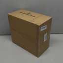 Floor Lamp, LED Standing Lamps with White Plastic Shade, Corner Floor Lights for Living Room Bedroom, Rotary Switch, Bulb not Included, White