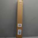 LazBlinds No Drill Zebra Blinds for Windows 30" W x 72" H, White