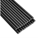 Garden Stakes 48 inch 20 Pack 0.27" Dia Solid Glassfiber Plant Support Rod Tomato Trellis Stakes (Black)