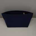 Felt Purse Organizer Insert for Longchamp Le Pliage M Handbag Insert (Dark Blue, Medium)