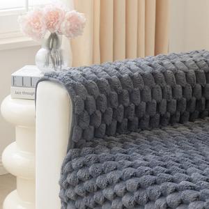 Awjcsv Couch Cover for Dogs Washable, Waterproof Couch Covers for 3 Cushion Couch Sofa Pet Friendly, Soft and Anti Slip (Gray, 1pc/28"x 28"/Armrest or Backrest Cover) (Grey)