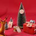 2 Rolls Metallic Elastic Cords Stretch Cord Ribbon Metallic Tinsel Rope for Craft Making Gift Wrapping, 1 mm 55 Yards (Gold)