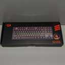 Redragon K552 Mechanical Gaming Keyboard, 87-Key Compact, LED Gaming Keyboard with Red Switches, Anti-Ghosting, Metal Frame for PC Gaming & Typing, Beginner-Friendly (Black)