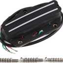 FLEOR Alnico 5 TL Pickup Hot Dual Rail Humbucker Bridge Pickup 12-13K