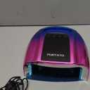 Professional Rechargeable 96W UV LED Portable Cordless UV Light for Nail Lamp Machine with Removable Stainless Steel Bottom,4 Timer Setting and Smart Sensor Nail Dryer (Blue&Purple)