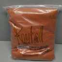 KOUFALL Burnt Orange Fall Curtains for Living Room,2 Panels Sheer Linen MCM Mid Century Modern Bohemian Curtains for Bedroom 84 Inches Long,Dark Orange