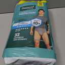 Depend Fresh Protection Adult Diapers, Incontinence Underwear for Men, Disposable, Maximum, Small/Medium, Grey, 32 Count