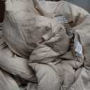 Bedsure King Size Comforter Set Beige - Bed in a Bag Bedding Set 7 Pieces, GentleSoft Pintuck Bed Set Gift for Family, Pinch Pleat Beige Comforter with Sheets, Pillowcases & Shams