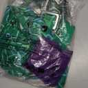 10Pcs Girls Green Costume Cosplay Dress up Halloween Outfits with Wig (5-6 Years)