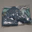 Horaldaily Christmas Tablecloth 60104 Inch Rectangular, Snow Trees Green Washable Table Cover for Party Picnic Dinner Decor